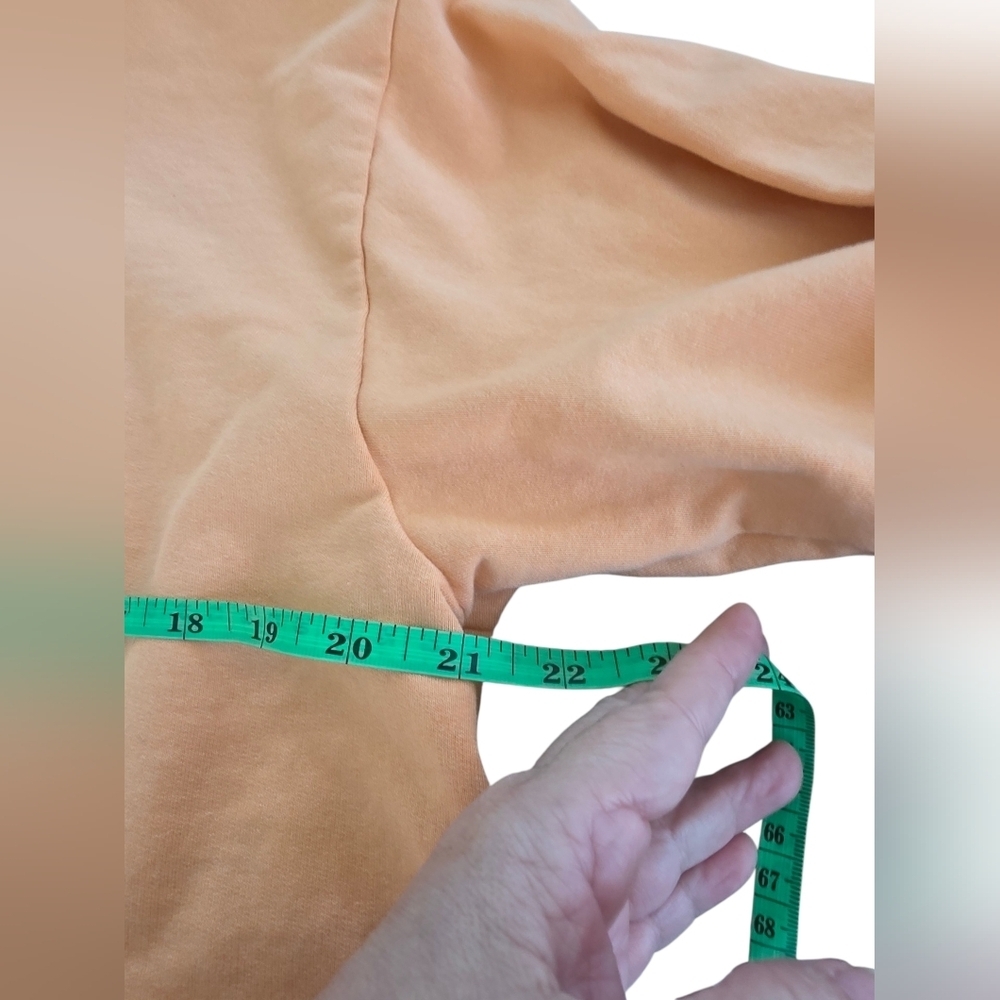 Addidas Collective Power Cropped Hoodie In Peach Orange Color Size Small - Picture 6 of 7